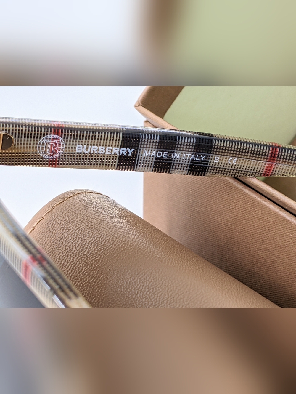 NWT AUTHENTIC BURBERRY 0BE4346 ELSA SUNGLASSES VINTAGE CHECK - Picture 12 of 15